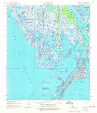 West Delta 1958 topographic map thumbnail