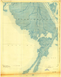 West Delta 1893 topographic map preview