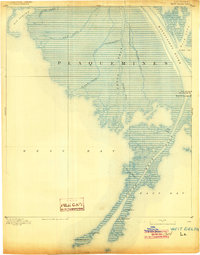 West Delta 1893 topographic map thumbnail