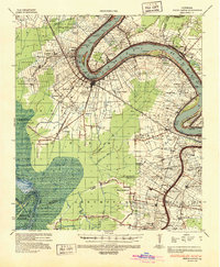 White Castle 1936 topographic map thumbnail