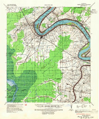 White Castle 1936 topographic map thumbnail