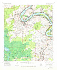 White Castle 1963 topographic map thumbnail