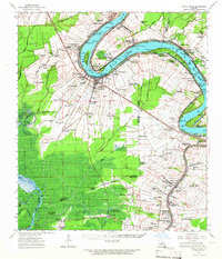 White Castle 1963 topographic map thumbnail