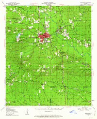 Winnfield 1950 topographic map thumbnail