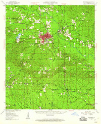 Winnfield 1950 topographic map thumbnail