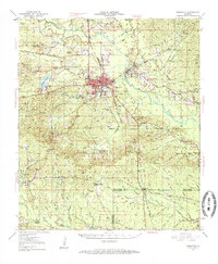 Winnfield 1950 topographic map thumbnail
