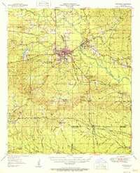 Winnfield 1951 topographic map thumbnail