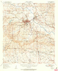 Winnfield 1951 topographic map thumbnail