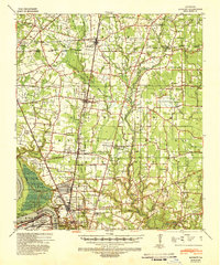 Zachary 1939 topographic map thumbnail