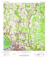 Zachary 1963 topographic map thumbnail