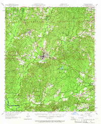 Zwolle 1957 topographic map thumbnail