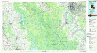 Baton Rouge topographic map thumbnail