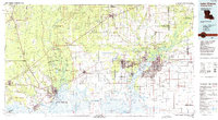 Lake Charles 1986 topographic map thumbnail