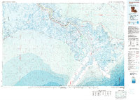 Mississippi River Delta topographic map thumbnail