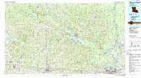 Monroe North 1985 topographic map thumbnail