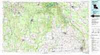 Ville Platte 1986 topographic map thumbnail
