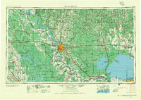Baton Rouge 1956 topographic map thumbnail