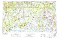 Lake Charles 1954 topographic map thumbnail