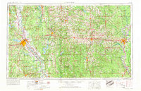 Shreveport 1955 topographic map thumbnail