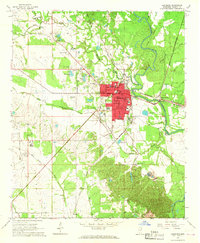 Aberdeen 1966 topographic map thumbnail