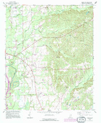 Amory SW 1992 topographic map thumbnail
