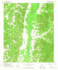 Amory SE 1966 topographic map thumbnail