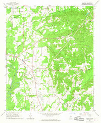 Amory SW 1966 topographic map thumbnail