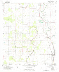 Arcola 1967 topographic map thumbnail