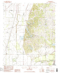Banks 1982 topographic map thumbnail