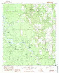Basin 1982 topographic map thumbnail