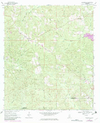 Baxterville 1969 topographic map thumbnail