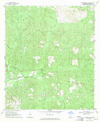 Baxterville NE 1969 topographic map thumbnail