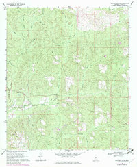 Baxterville NE 1969 topographic map thumbnail