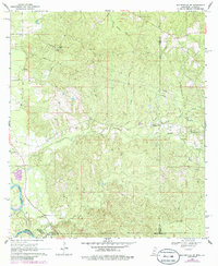Baxterville SW 1969 topographic map thumbnail