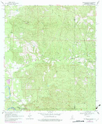 Baxterville SW 1969 topographic map thumbnail