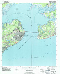 Bay St. Louis topographic map thumbnail
