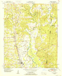 Belmont 1951 topographic map thumbnail