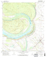Benoit 1972 topographic map thumbnail