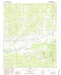 Benwood 1983 topographic map thumbnail