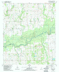 Berryville 1989 topographic map thumbnail