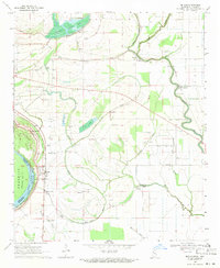 Beulah 1969 topographic map thumbnail