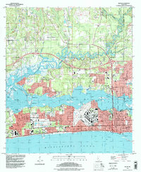 Biloxi 1992 topographic map thumbnail