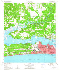 Biloxi 1954 topographic map thumbnail