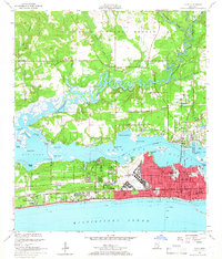 Biloxi 1954 topographic map thumbnail