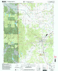 Blue Mountain 2000 topographic map thumbnail