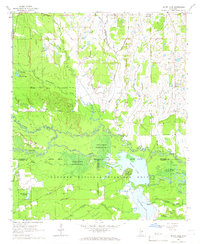 Bluff Lake 1965 topographic map thumbnail