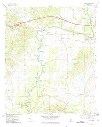 Bovina 1972 topographic map thumbnail