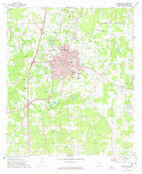 Brookhaven 1972 topographic map thumbnail