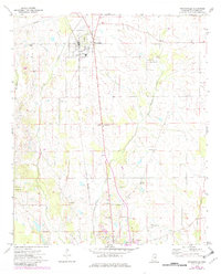 Brooksville 1973 topographic map thumbnail