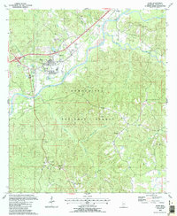 Bude 1988 topographic map thumbnail